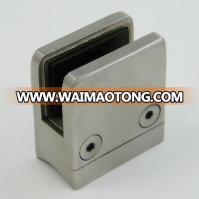 Stainless steel square glass clips