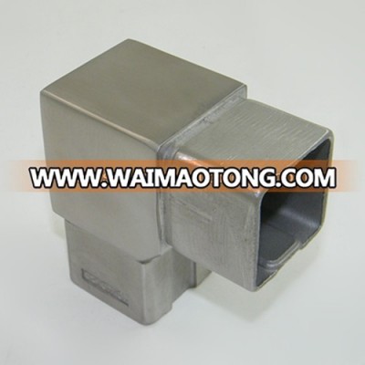 Stainless steel right angle square elbow